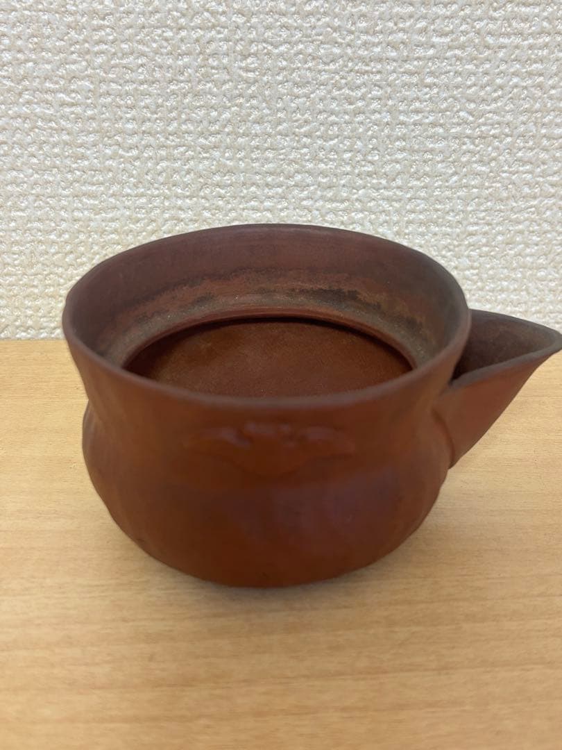 レア　アンティーク　常滑焼 四代 長三造 湯冷し