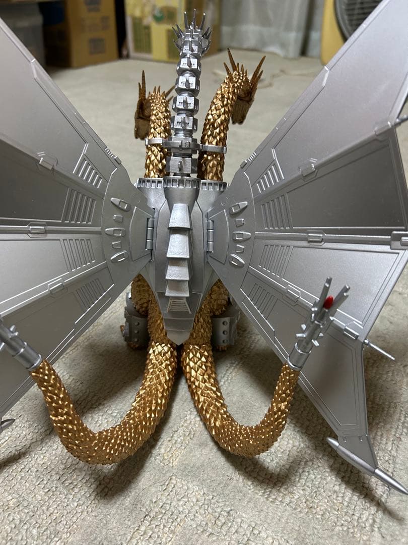⚠️注【両翼細突起本補修有/処分価格‼️】東宝怪獣コレクション「メカキングギドラ」