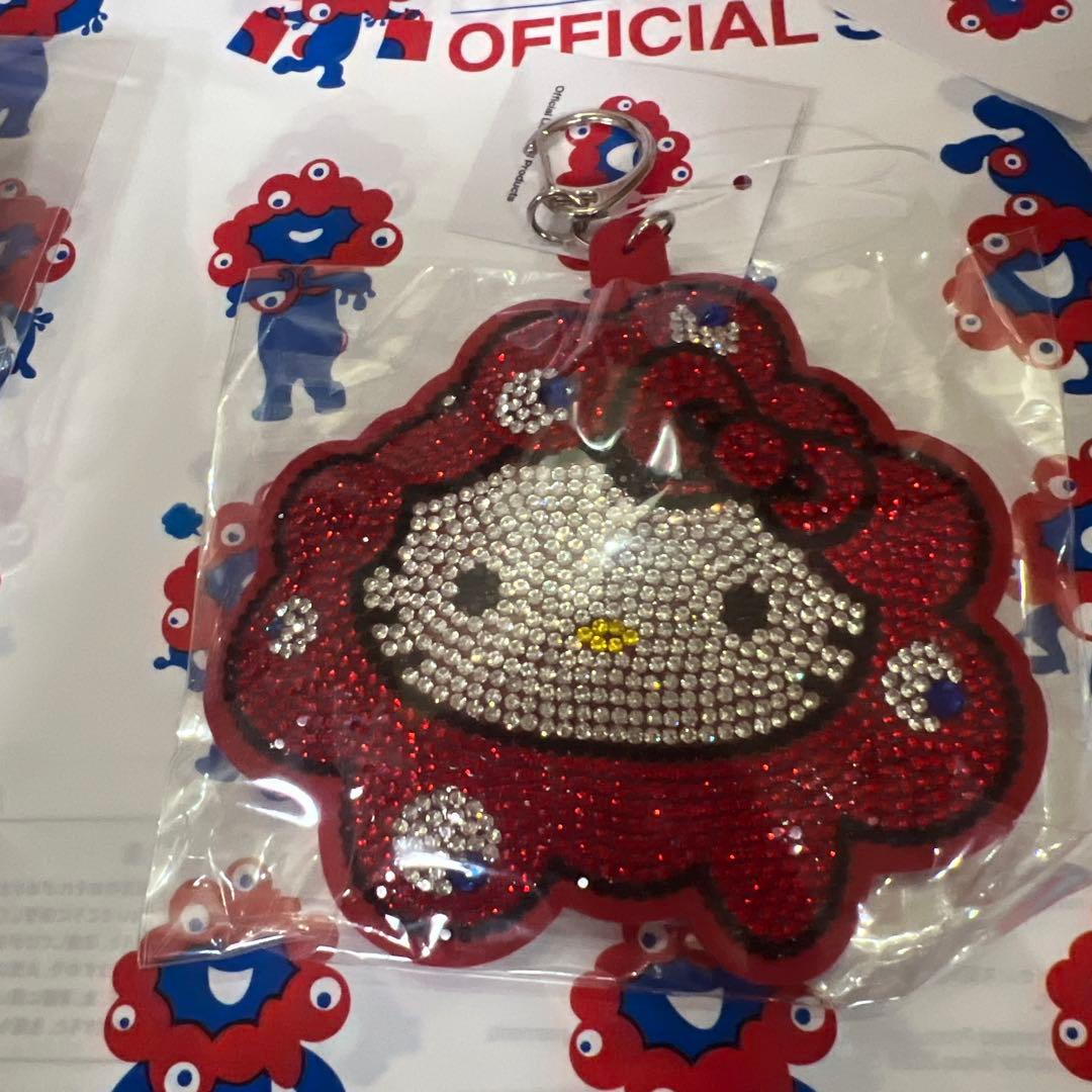 EXPO2025関西万博ミャクミャクサンリオキラキラレザーキーホルダー3点セット