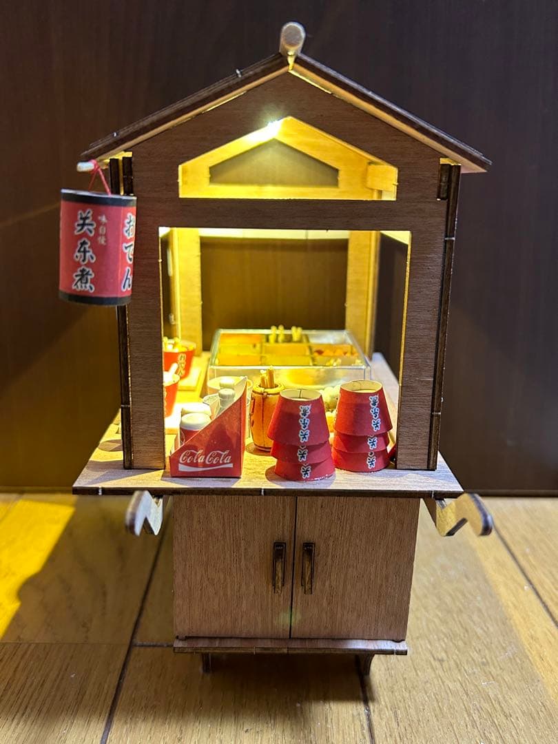 ドールハウス 屋台おでん 完成品