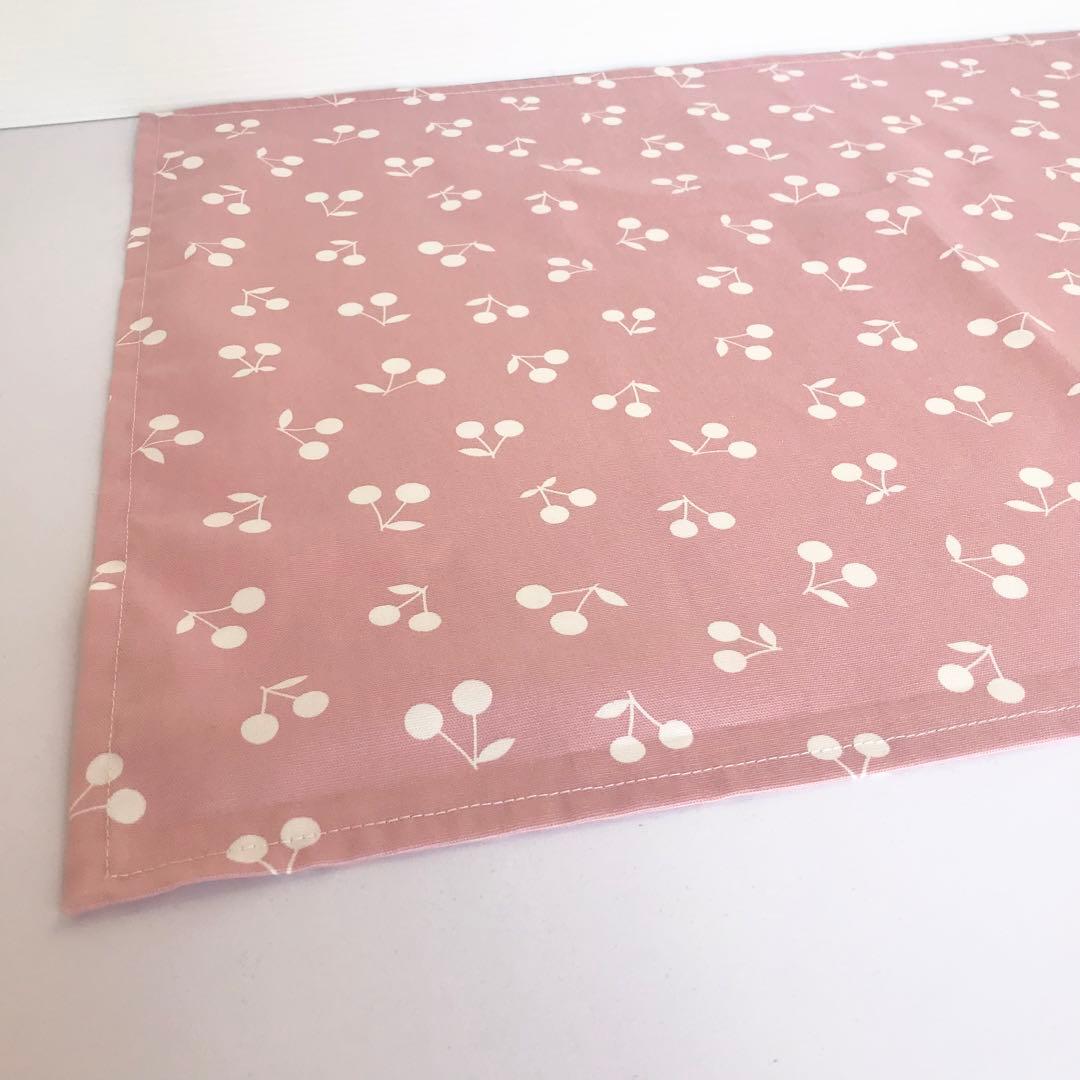 ＩＴＯＧＡ様　確認用　ランチョンマット　さくらんぼ　ピンク　パープル　45×64