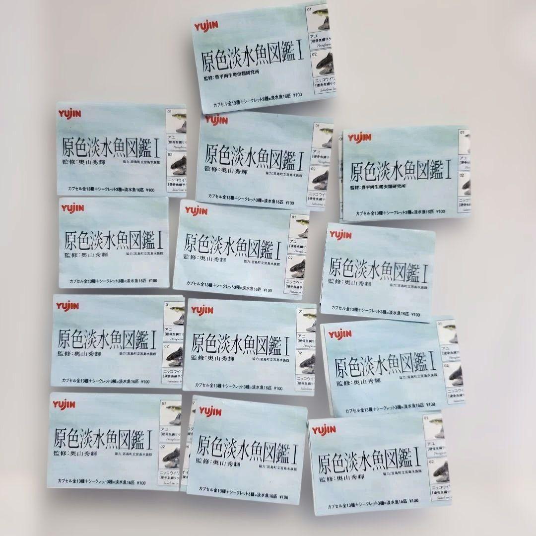 ユージン 原色淡水魚図鑑Ⅰ 全13種+シークレット1種セット