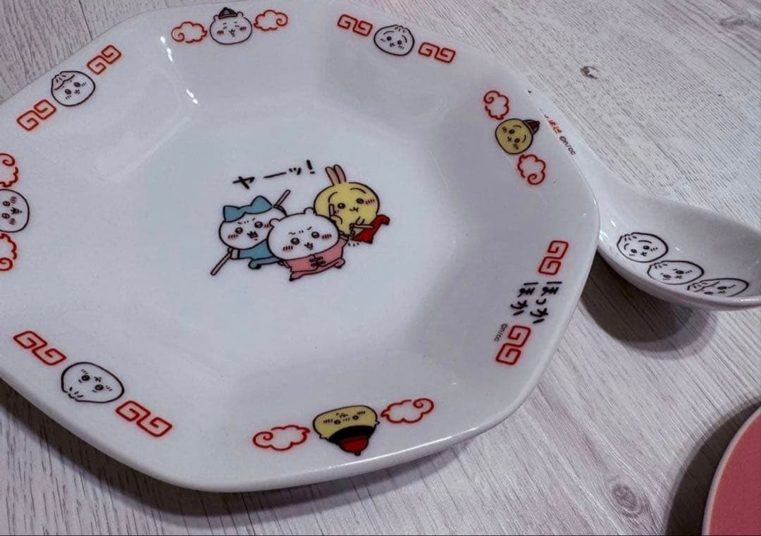 ちいかわ飯店 チャーハン皿＆レンゲセット