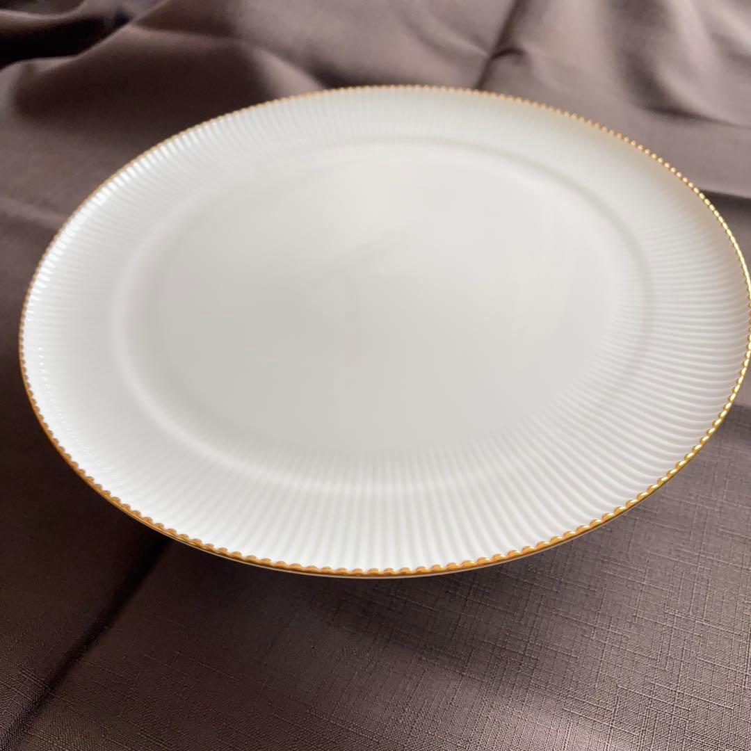 【入手困難稀少品】30cmケーキスタンド　ノリタケ ダイヤモンドコレクション金彩