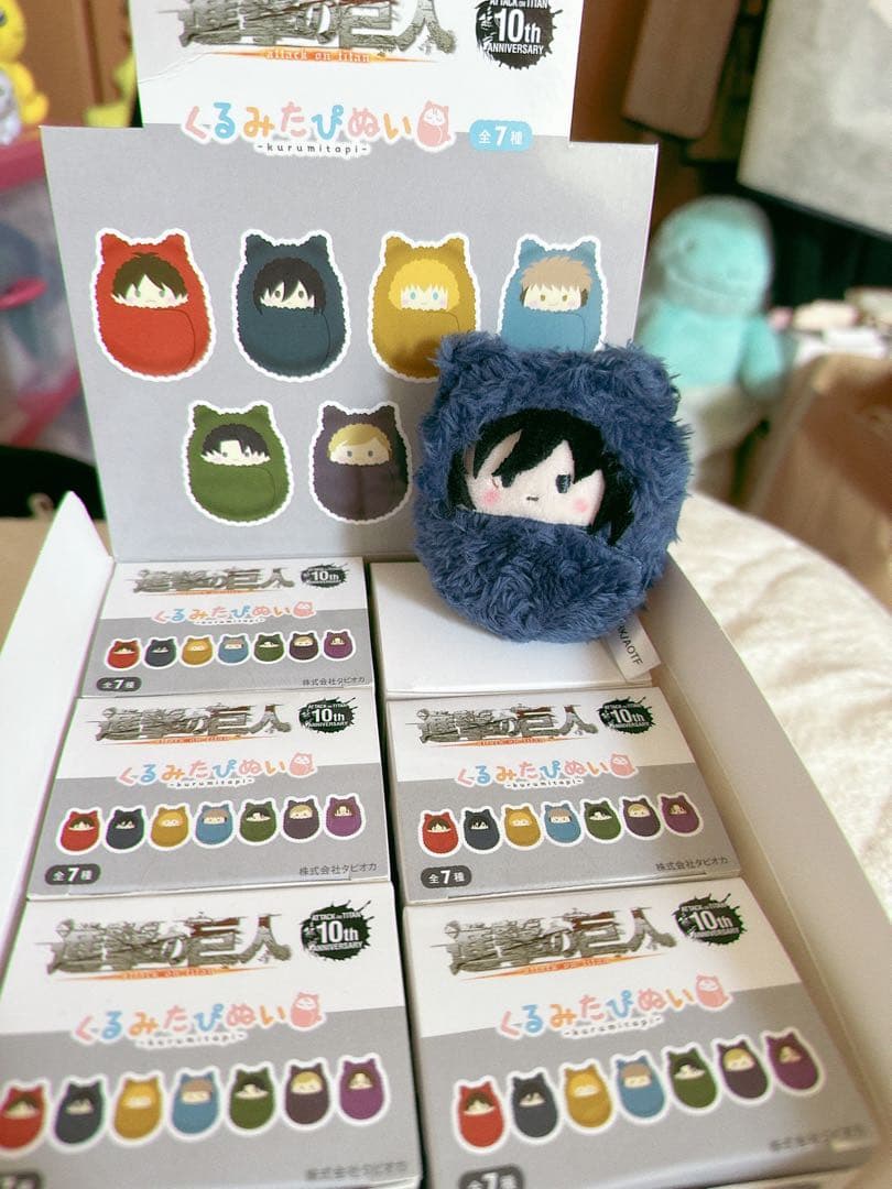 進撃の巨人　くるみたぴぬい　コンプリートセット