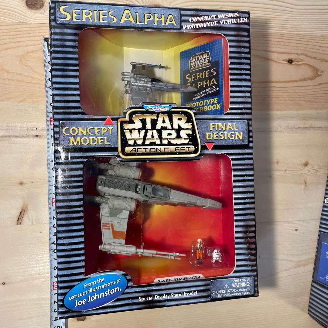 スターウォーズ　フィギュア　2セット シリーズアルファ　X-WINGとAT-AT