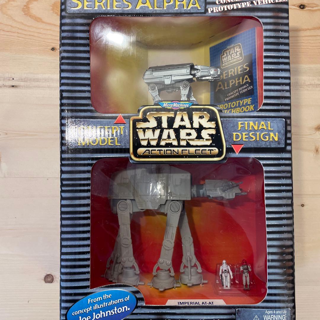スターウォーズ　フィギュア　2セット シリーズアルファ　X-WINGとAT-AT