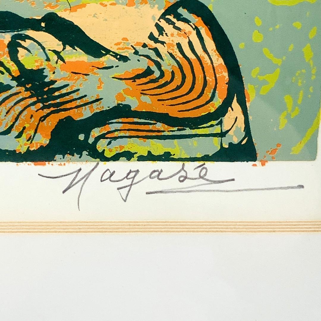 真作保証 永瀬義郎『装い』木版画 ED35/75 直筆サイン入 R8SC14