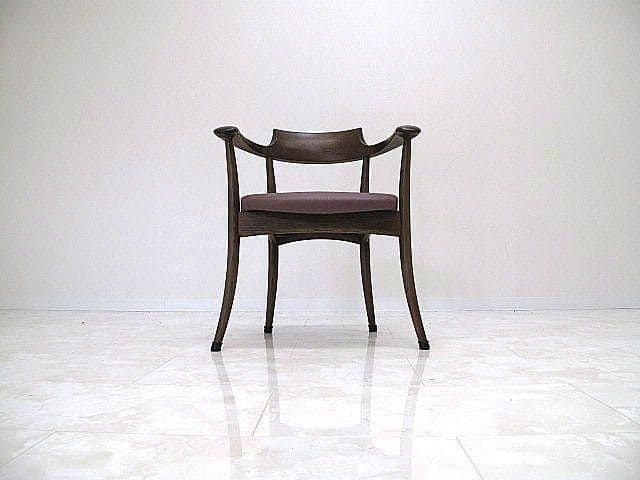 【展示品】HIDA キツツキ「クレセント」アームチェア オーク無垢材 佐々木敏光