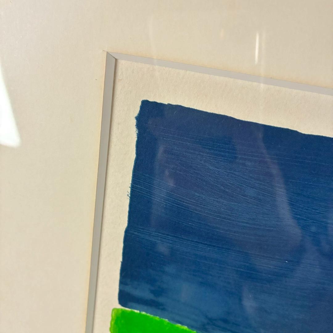 ベルナール・カトラン「ライラック」リトグラフ 直筆サイン入 作品証明書有