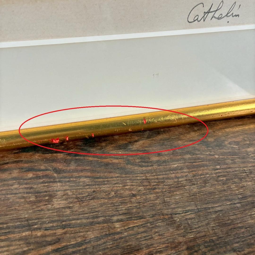 ベルナール・カトラン「ライラック」リトグラフ 直筆サイン入 作品証明書有