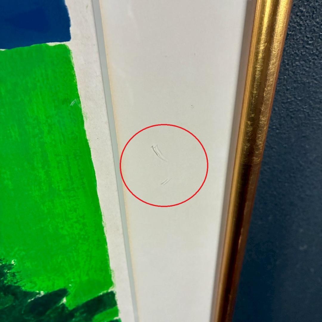 ベルナール・カトラン「ライラック」リトグラフ 直筆サイン入 作品証明書有