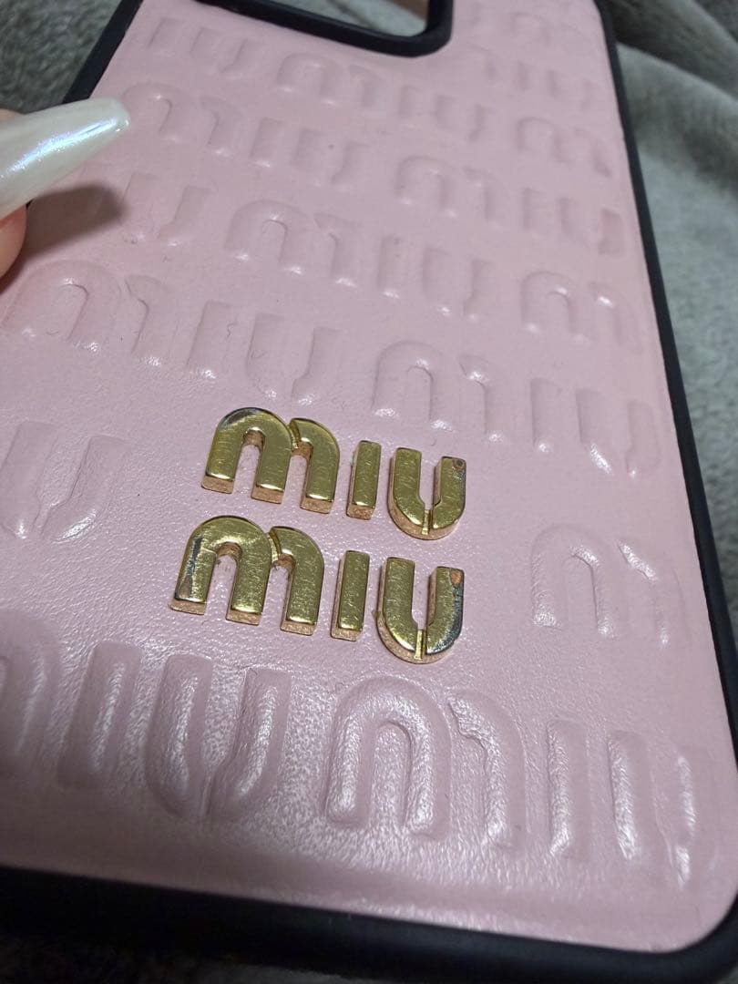 正規品 MIU MIU iPhone用ケース ピンク