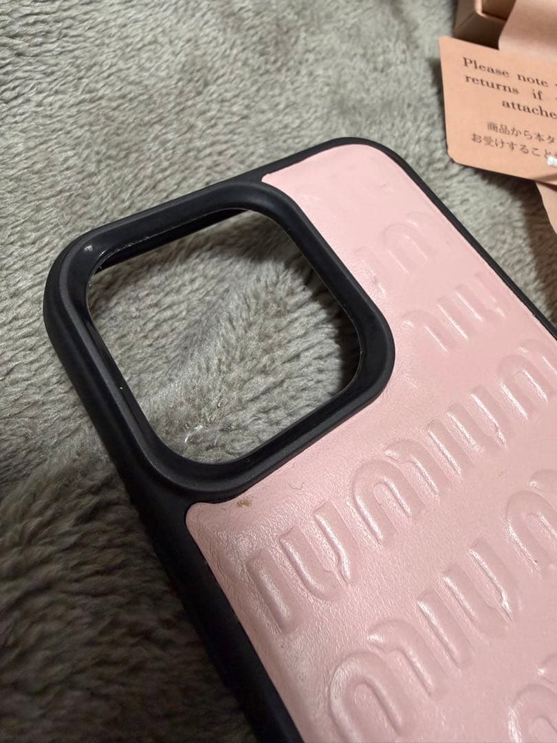 正規品 MIU MIU iPhone用ケース ピンク