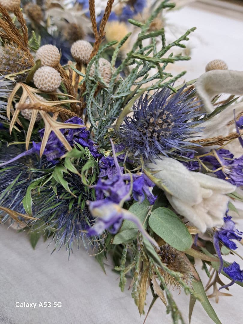 Kzmページ★オーダー ミニスワッグ ドライフラワーディスプレイ