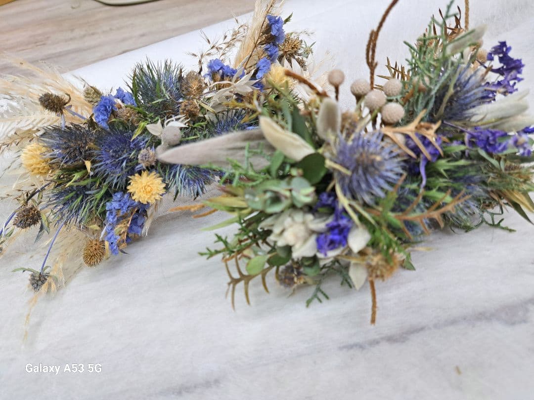 Kzmページ★オーダー ミニスワッグ ドライフラワーディスプレイ