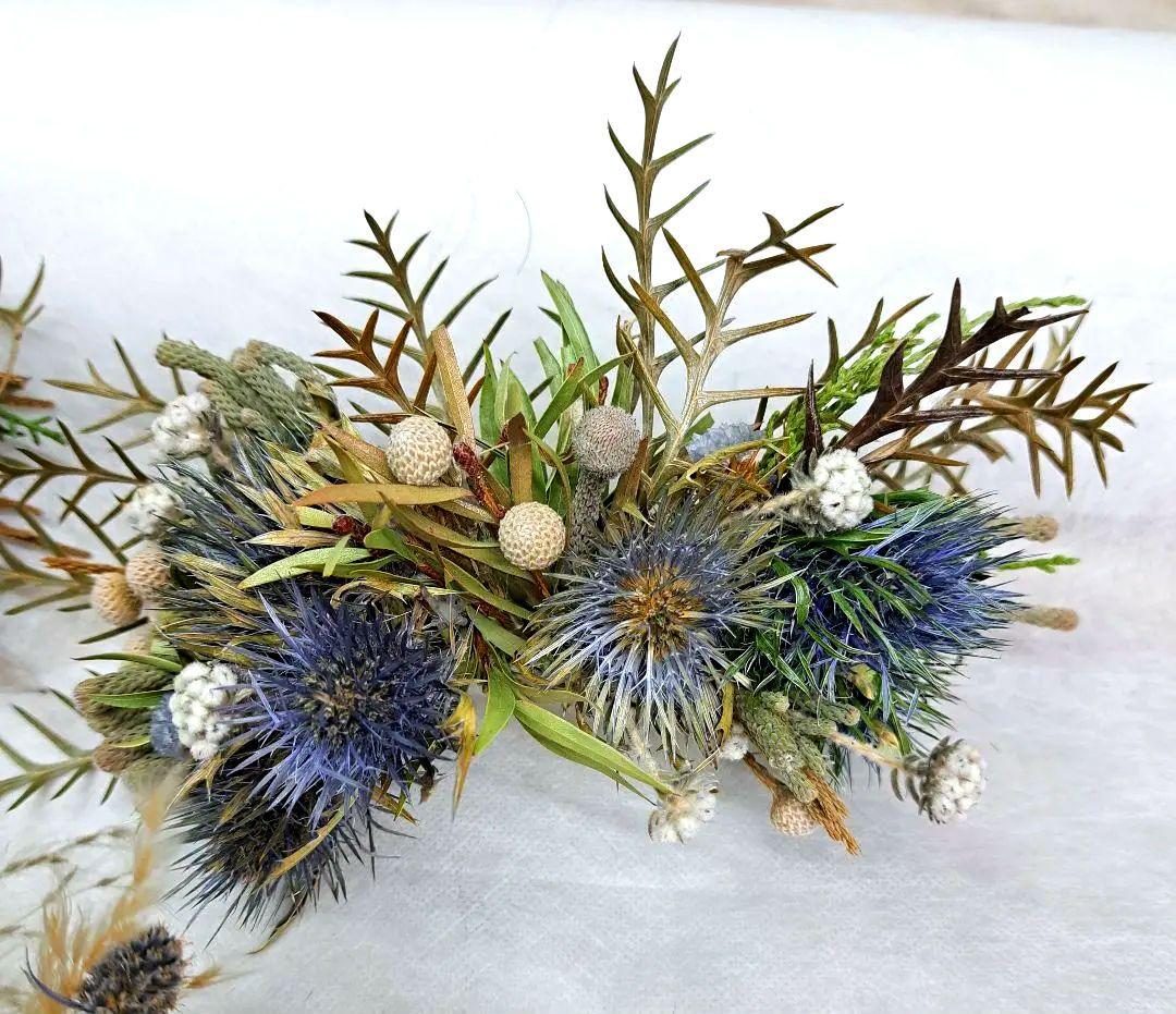 Kzmページ★オーダー ミニスワッグ ドライフラワーディスプレイ