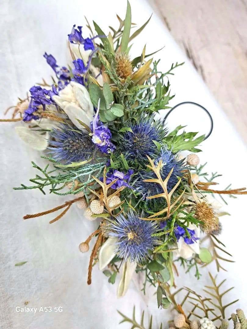 Kzmページ★オーダー ミニスワッグ ドライフラワーディスプレイ