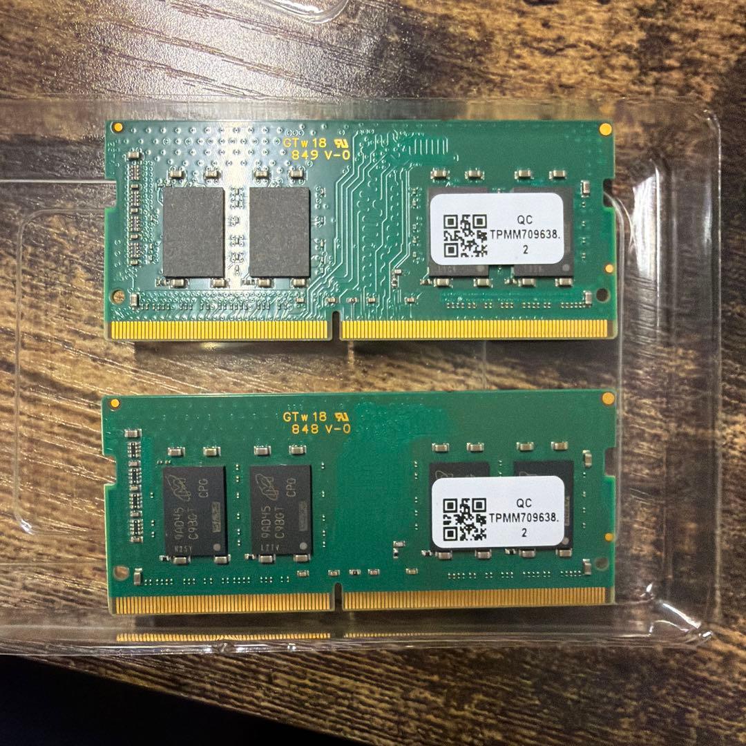 iRam 8GB DDR4 2400MHz SODIMM 2枚セット 計16GB