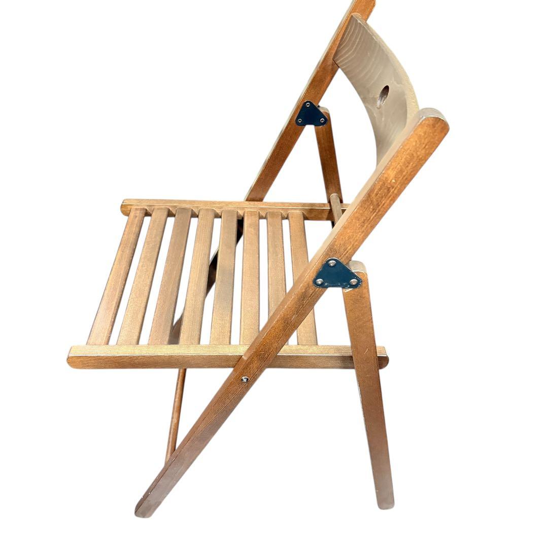 ② 2脚セット IKEA TERJE イケア ウッドチェア 椅子 ガーデン