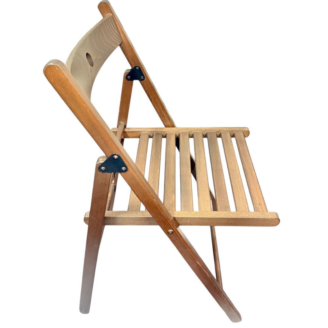 ② 2脚セット IKEA TERJE イケア ウッドチェア 椅子 ガーデン