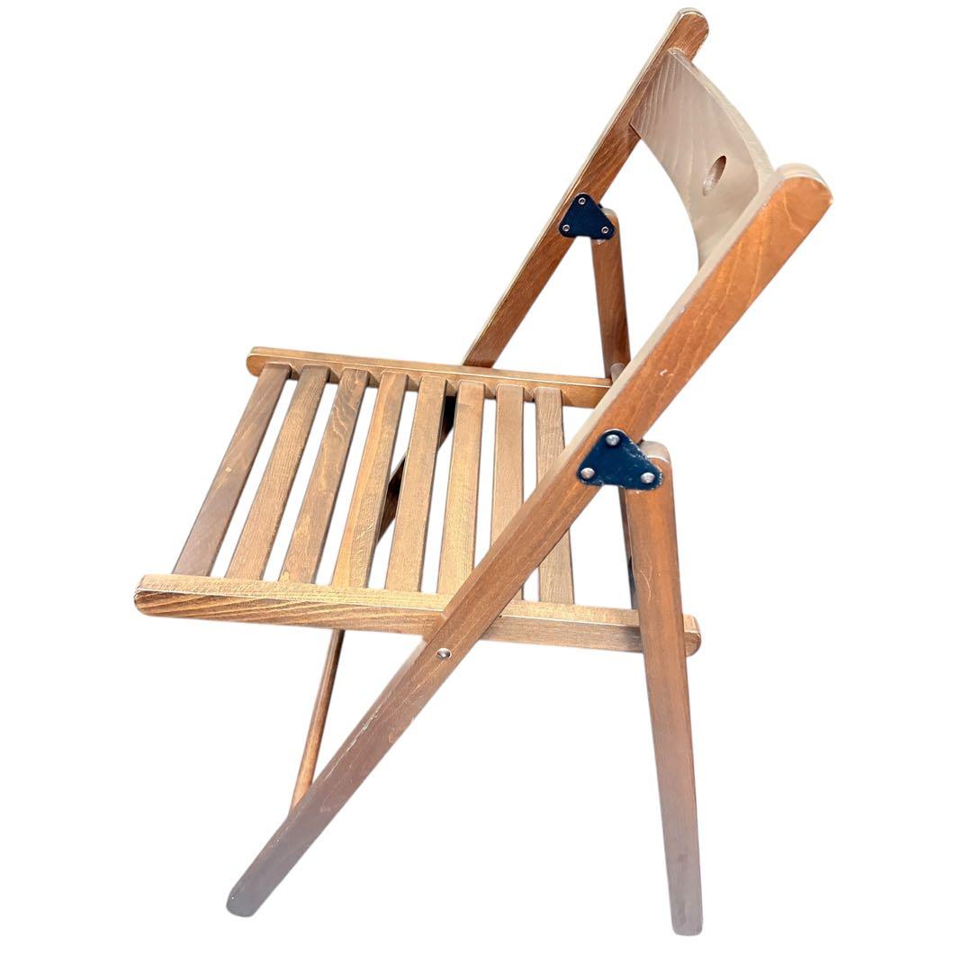 ② 2脚セット IKEA TERJE イケア ウッドチェア 椅子 ガーデン