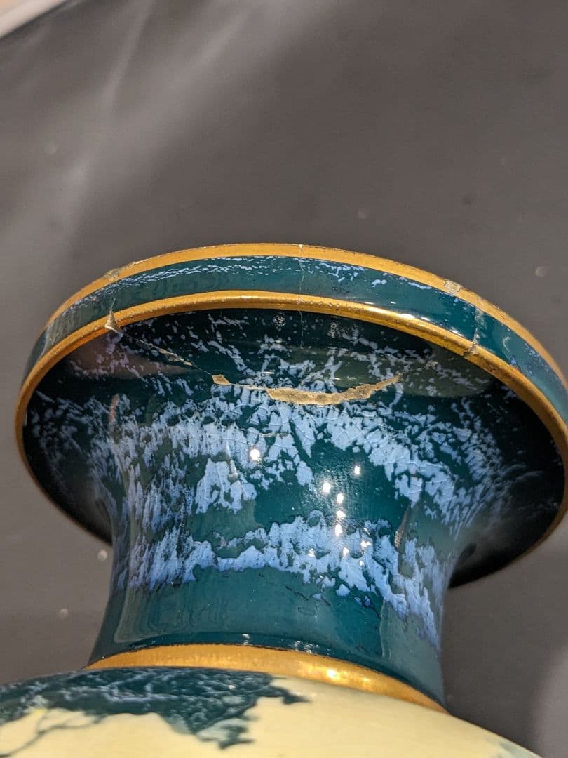 WG ホドキンソン ドルトン アール ヌーボー 花瓶 イギリス製