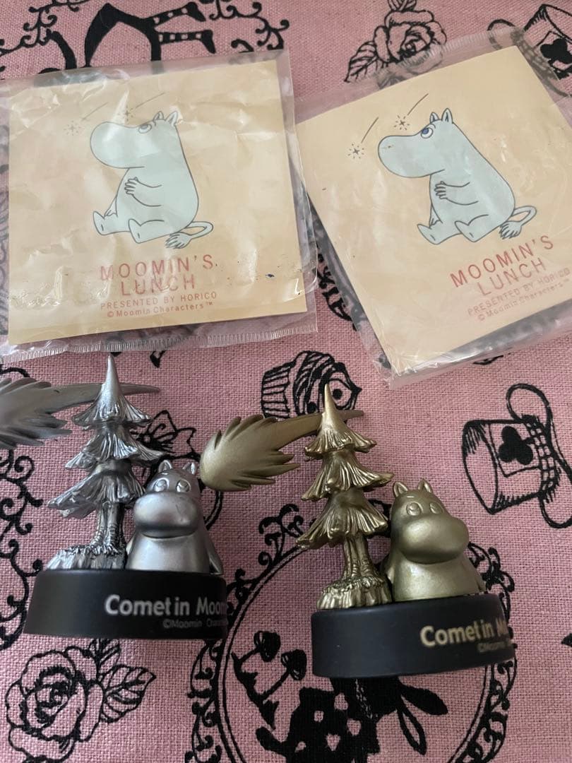 ムーミンズランチ ミニフィギュアセット ゴールド シルバー セット売り