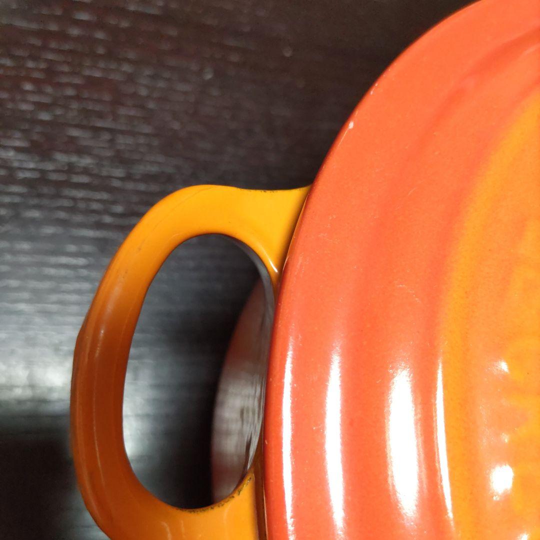 LE CREUSET オレンジ 両手鍋 20