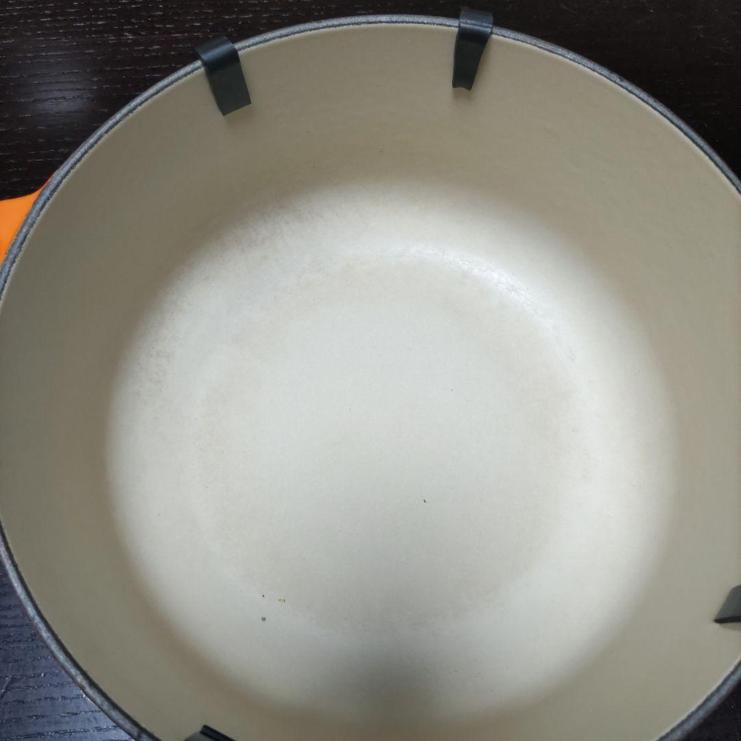 LE CREUSET オレンジ 両手鍋 20
