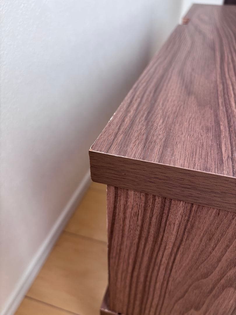 テレビボード 幅120cm 木製 テレビ台 ロータイプ 格子状 引き出し