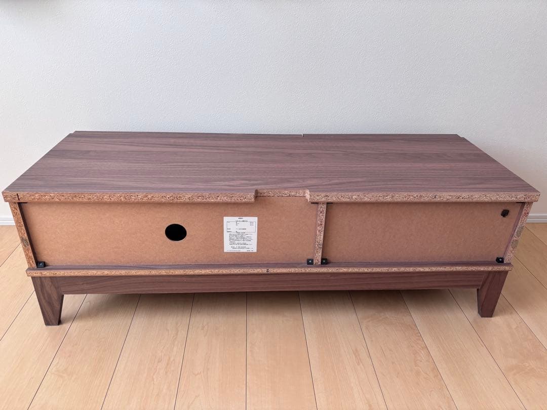 テレビボード 幅120cm 木製 テレビ台 ロータイプ 格子状 引き出し