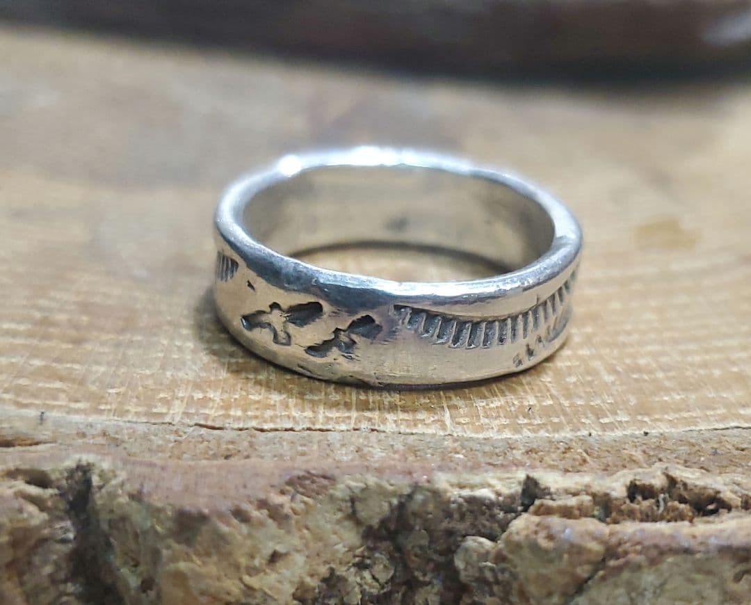 MS-59平打スタンプワークリング！夫婦イーグルスタンプ！