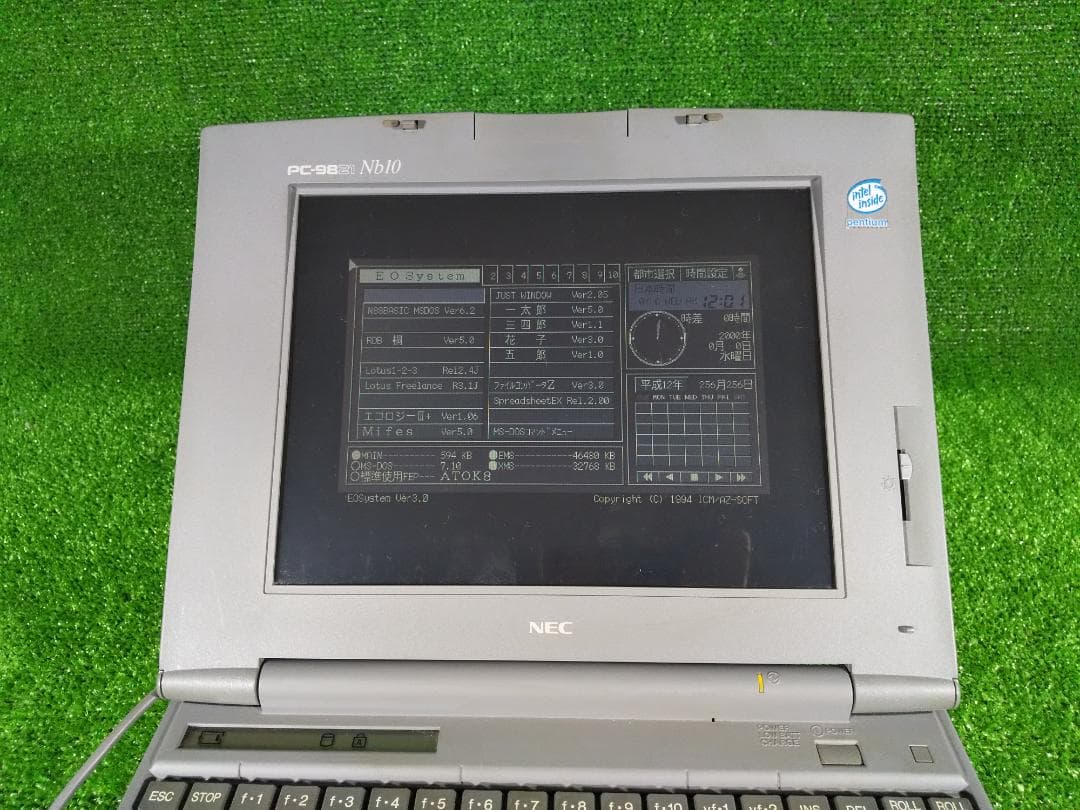 PC-9821 Nb10／Win95＋EO＋DOS／液晶張替／FDD／AC付