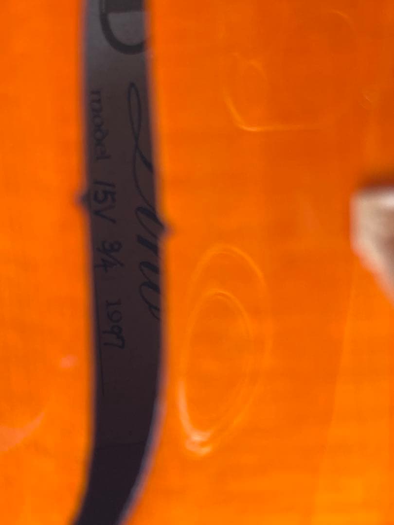 マツオ商会 Pino ピノ 15V 虎杢 バイオリン 虎目 3/4 1997