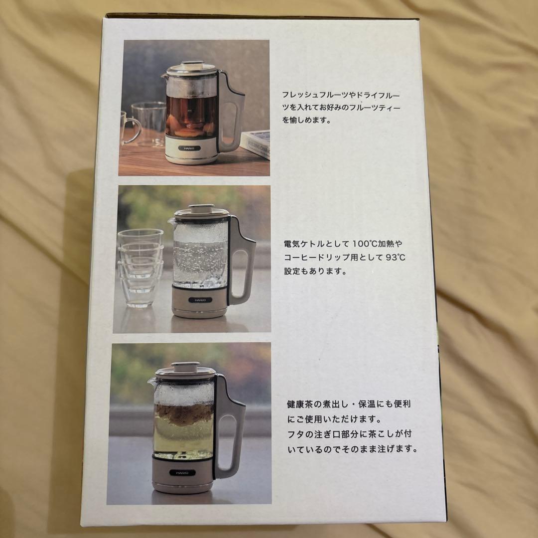 新品　未使用　HARIO Craft Tea Maker ケトル　ホワイト