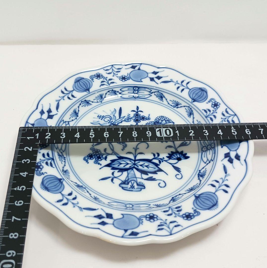 マイセン ブルーオニオン プレート 直径16.5㎝　　ten