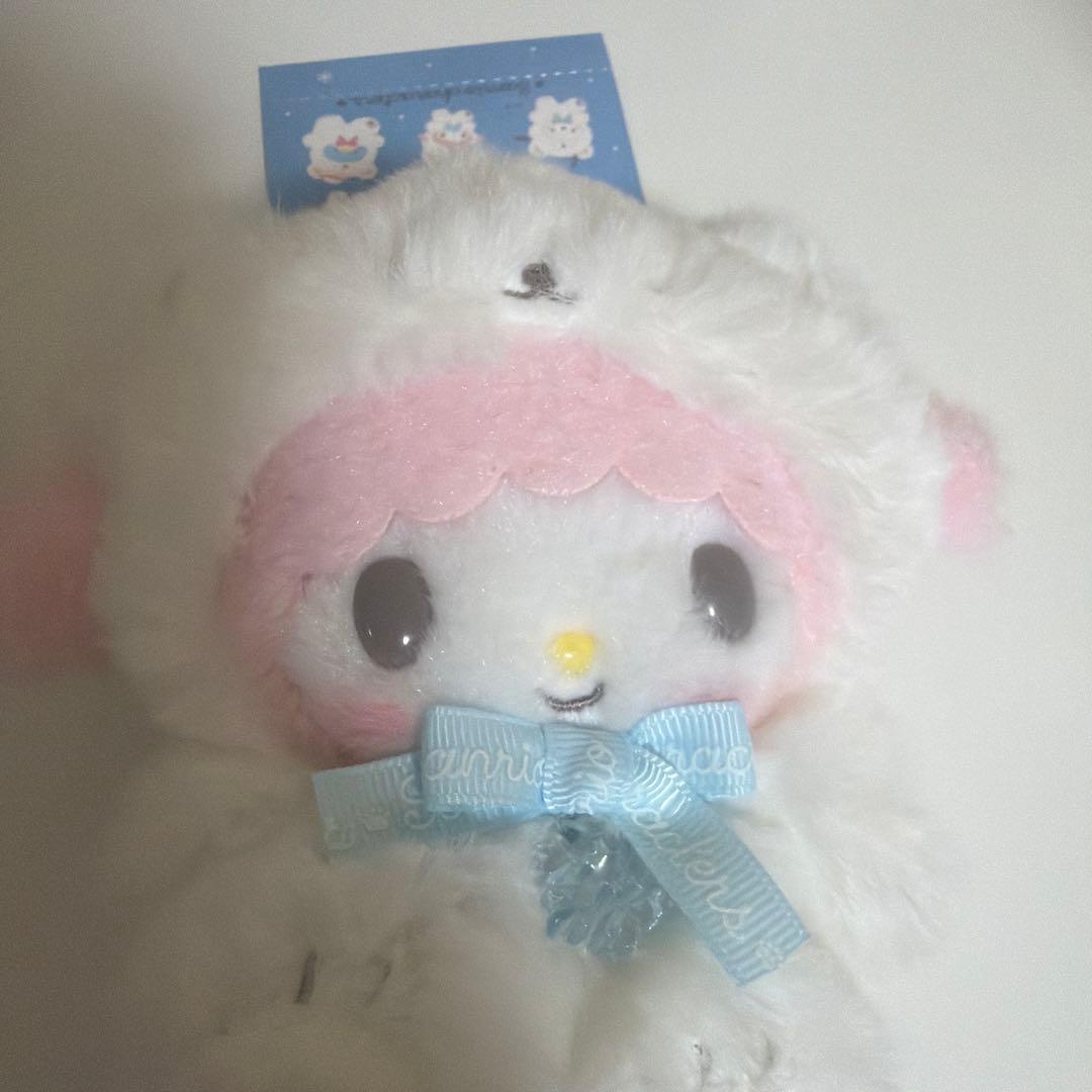 サンリオ マイスウィートピアノ マスコットホルダー ふわふわスノーデザイン