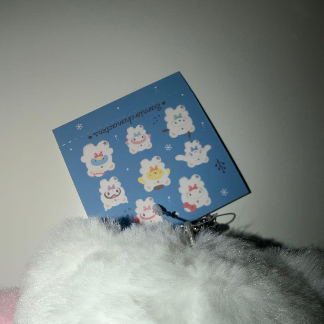 サンリオ マイスウィートピアノ マスコットホルダー ふわふわスノーデザイン
