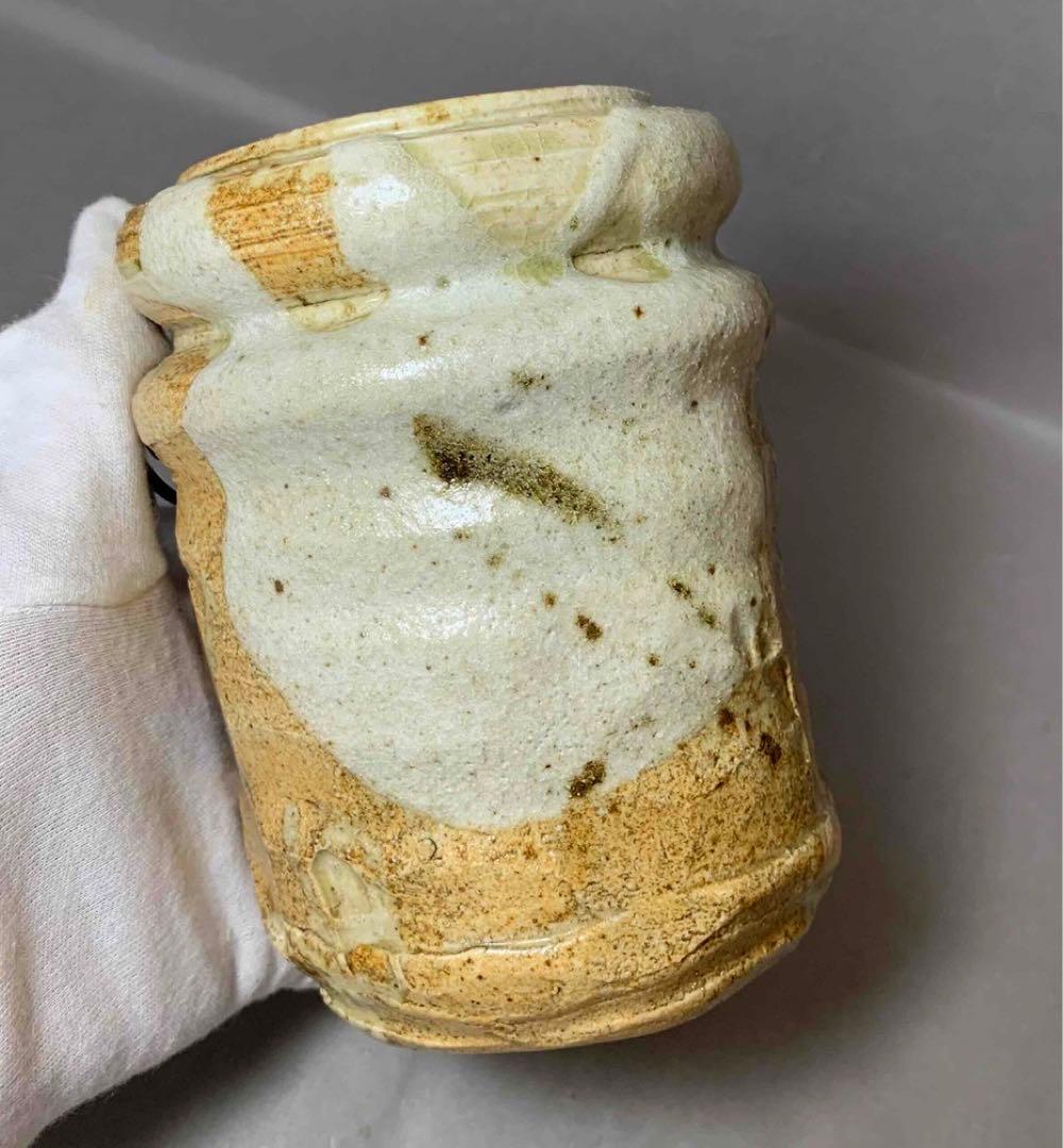 茶道具　美濃伊賀掛花入　加藤光右衛門