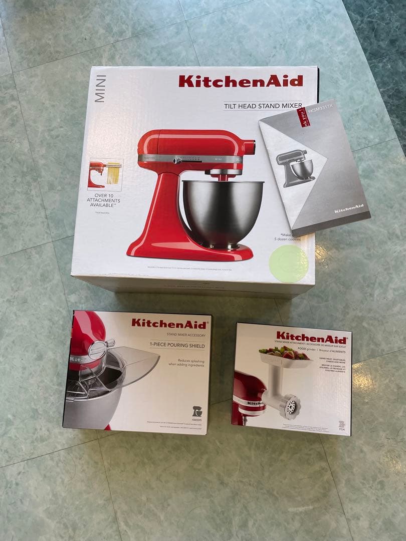 【新品 未使用】KitchenAid 9KSM3311XHW GREEN