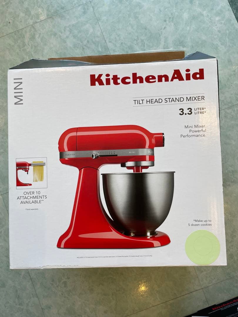 【新品 未使用】KitchenAid 9KSM3311XHW GREEN