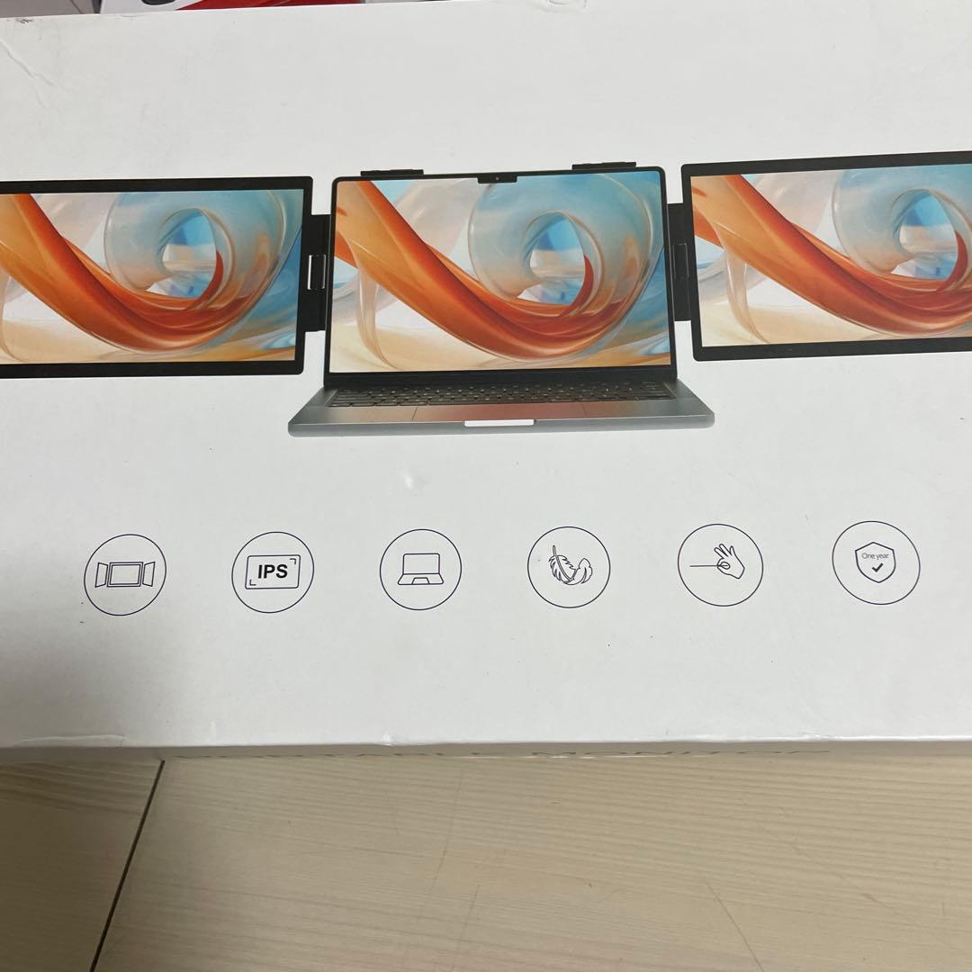 M デュアルディスプレイ モバイルモニター ノートパソコン2画面 折りたたみ式