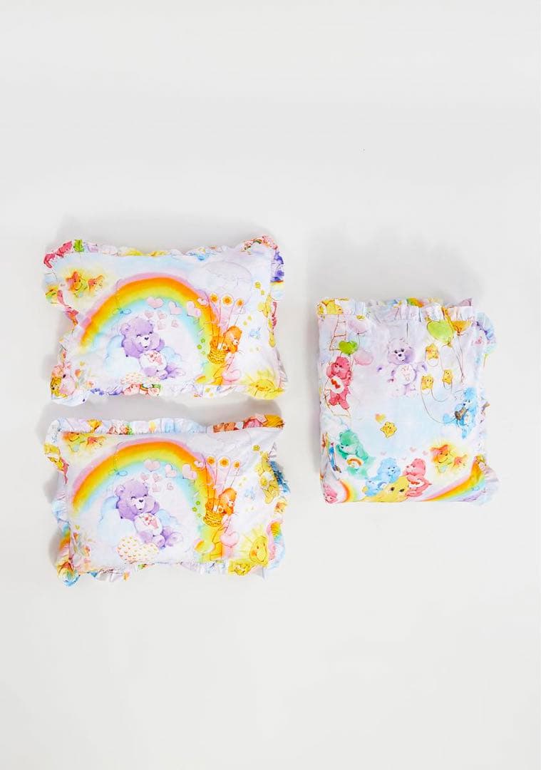 激レア！ケアベア パステル ゆめかわ USA 輸入 ファンシー カバー シーツ