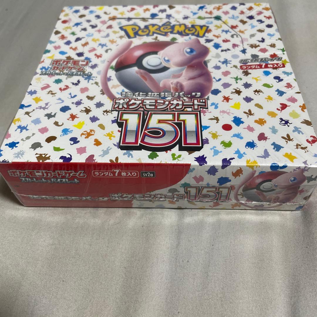 新品・未開封シュリンク付き ポケモンカードゲーム 151 1BOX