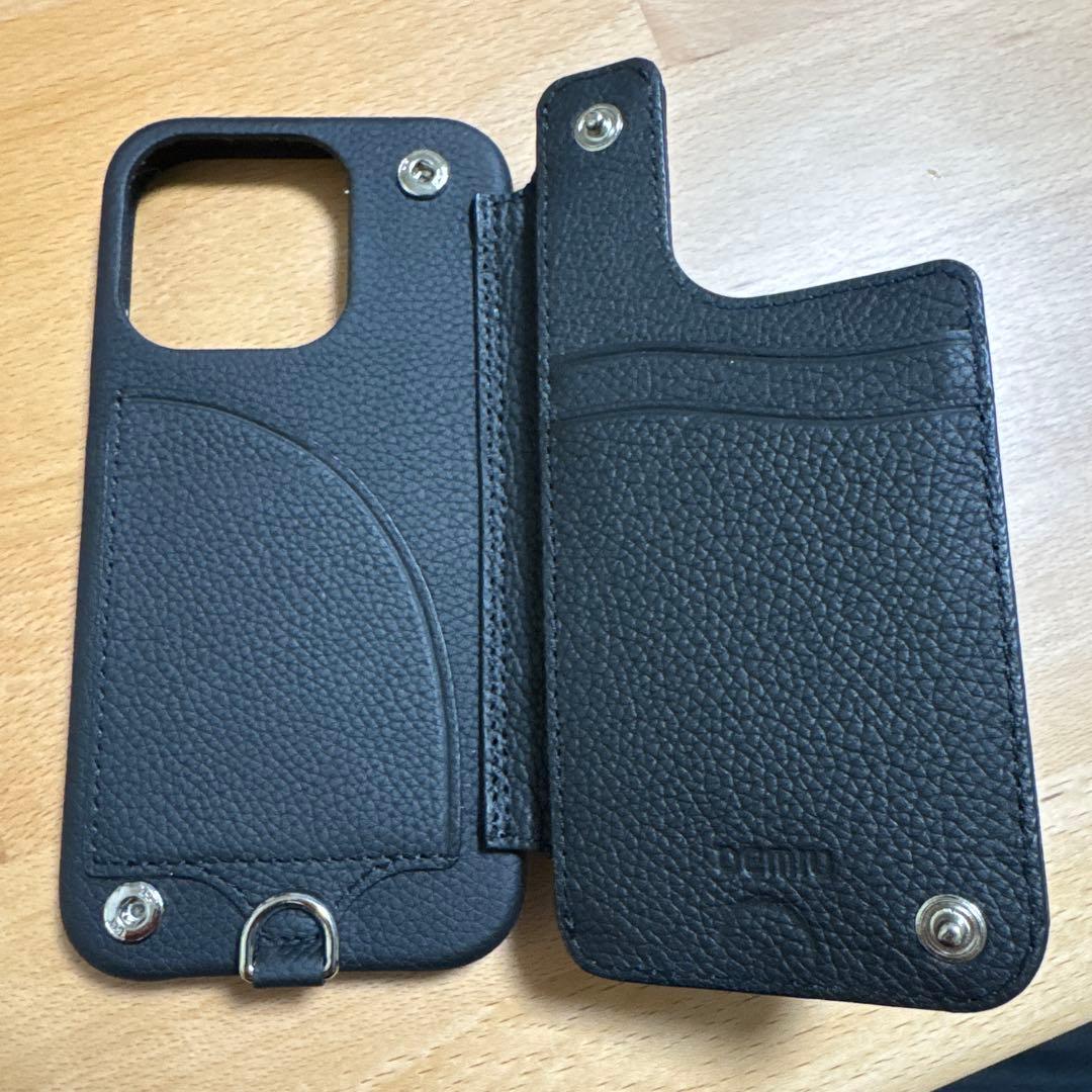 DEMIU iPhone15pro ケース　バロン　黒 ブラック　BALLON