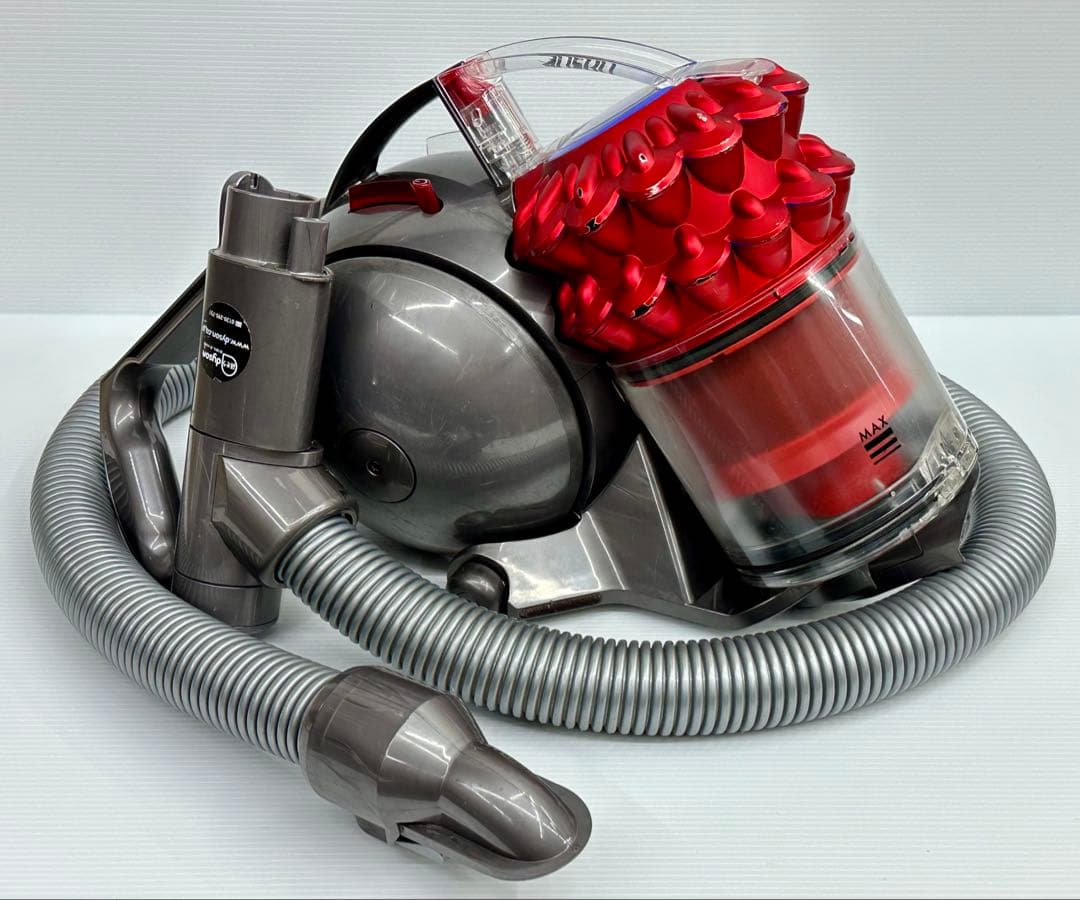 動作保証品　赤　ダイソン　CY24 掃除機　本体のみ　ホース ダストケース付