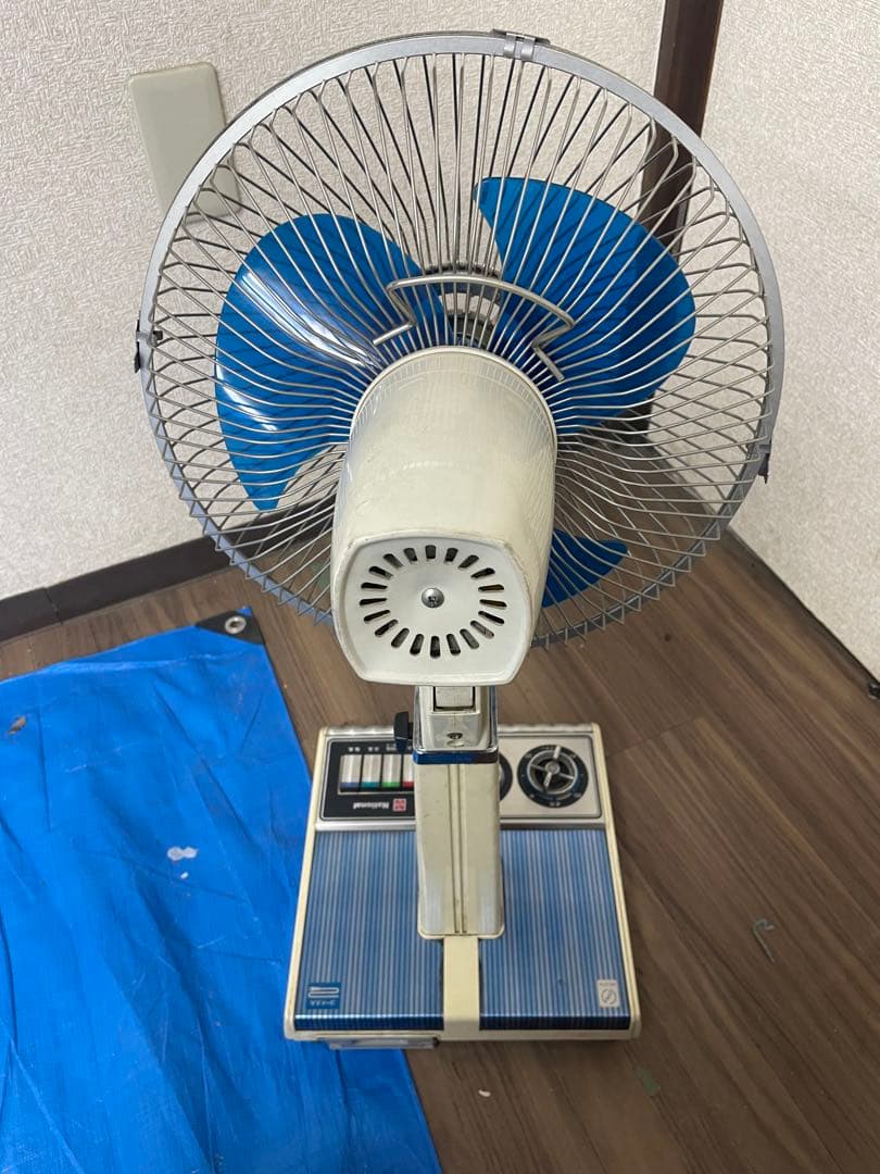 ナショナル F-30PIE 青 扇風機　※ジャンク