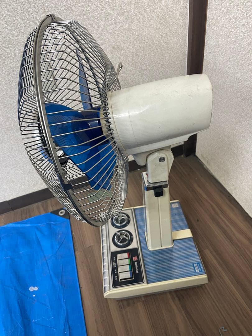 ナショナル F-30PIE 青 扇風機　※ジャンク