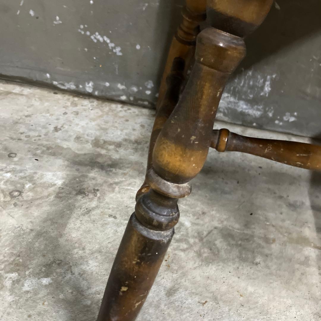 ヴィンテージ スピンドルバッグ ウィンザーチェア レザー アンティーク 椅子